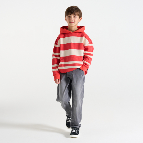 سويت شيرت أزرق مخطط أنيق للأولاد